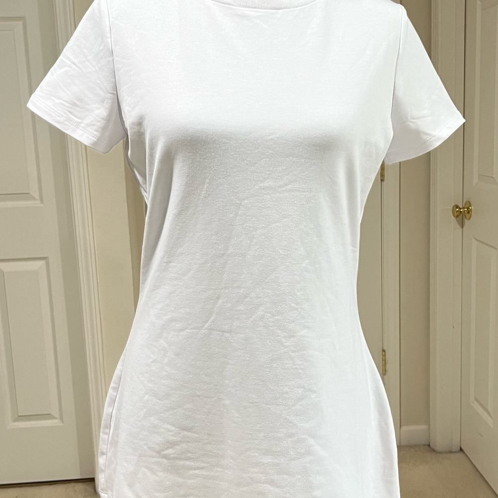Sugarlips White Fitted Short Sleeve T-Shirt